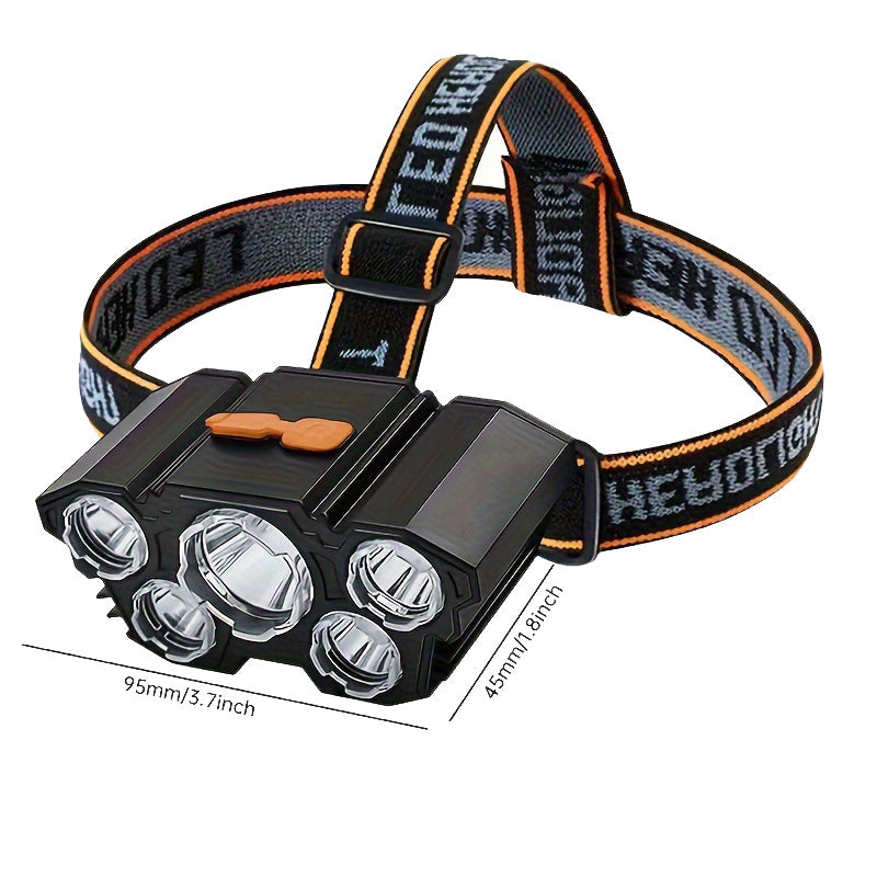 VitaLight Head Pro – Lampe frontale LED rechargeable haute puissance