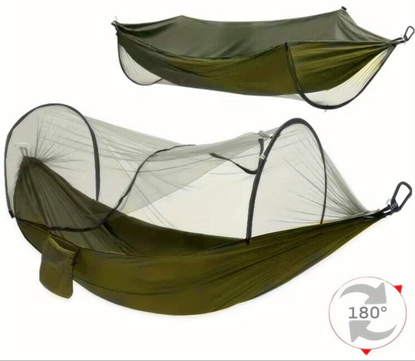 Hamac de Camping Double avec Moustiquaire – Léger, Portable et Confortable