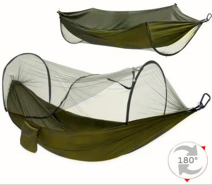 Hamac de Camping Double avec Moustiquaire – Léger, Portable et Confortable