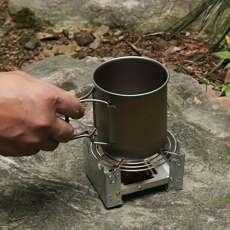 Réchaud de Camping Pliable Ultra Compact – Brûleur Portable Outdoor