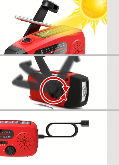 Radio d’Urgence Solaire Multifonction