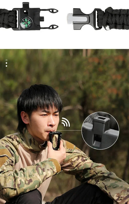 Bracelet de survie multifonction