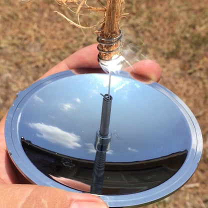 Allume-Feu Solaire Portable – Briquet de Survie pour Camping et Randonnée