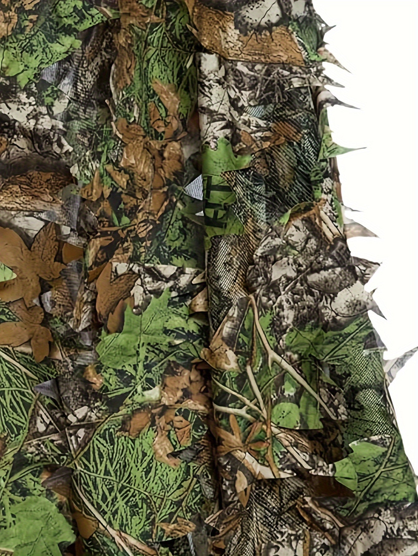 Poncho Camouflage 3D à Capuche – Survie, Chasse et Activités Outdoor