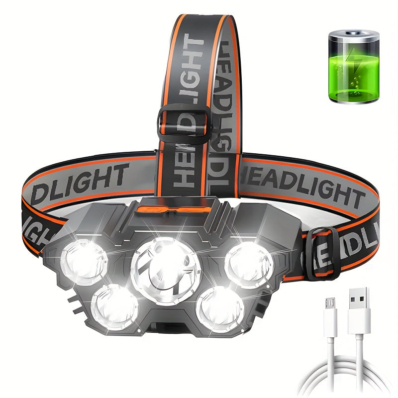 VitaLight Head Pro – Lampe frontale LED rechargeable haute puissance